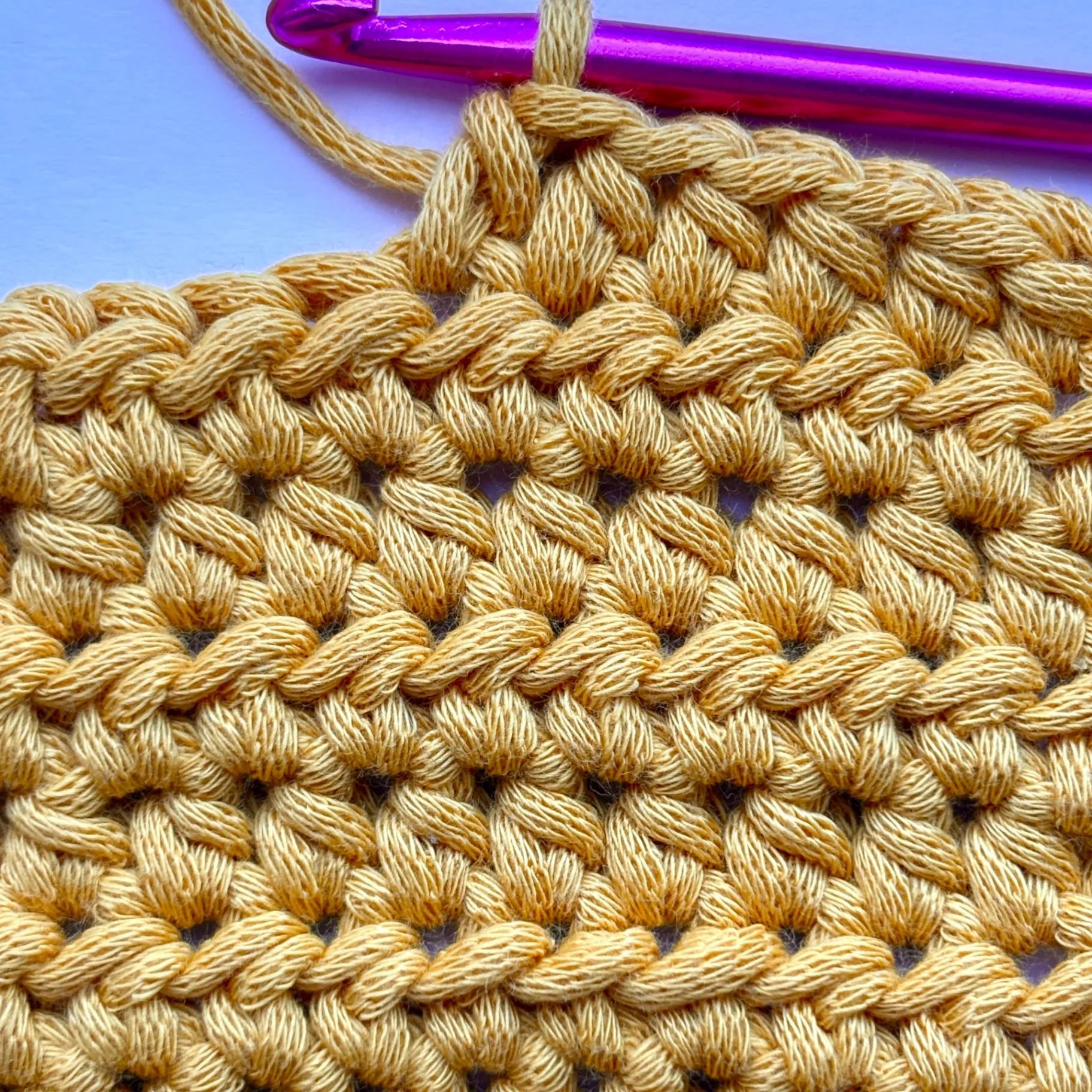 Half Double Crochet (hdc) — How to crochet | The Thread Bug